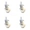 Service Caster 5 Inch Nylon Wheel Swivel 3/4 Inch Square Stem Caster Set with Brake SCC SCC-SQ20S514-NYS-TLB-34-4 - alternate 1